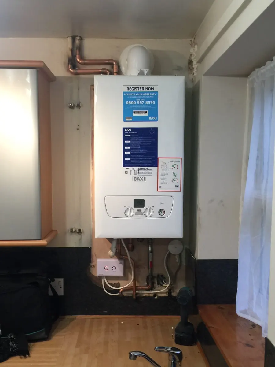 Baxi boiler installed in a Telford kitchen