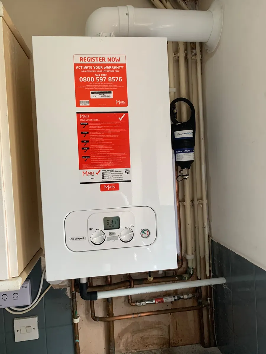 Main Eco Compact boiler installed in Telford