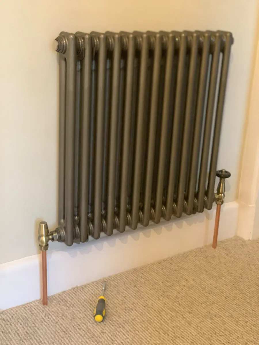 Column radiator installed in Telford